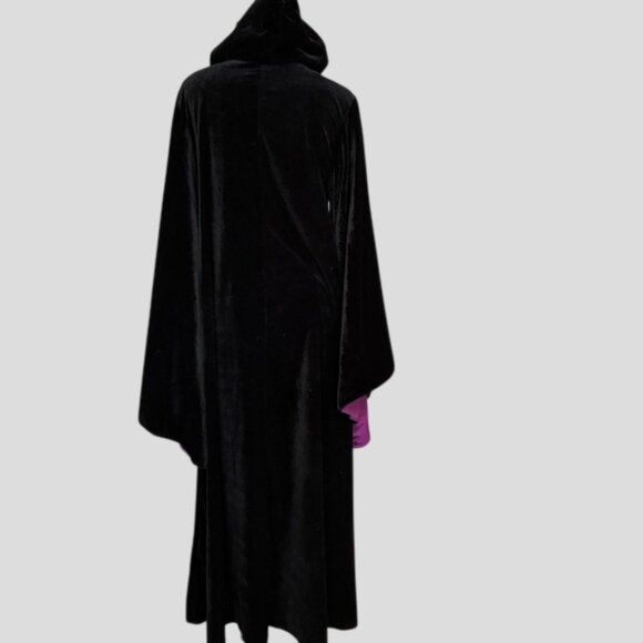 Disney Snow White Witch Velvet Hooded Robe Costume Cosplay Unisex - Picture 2 of 16